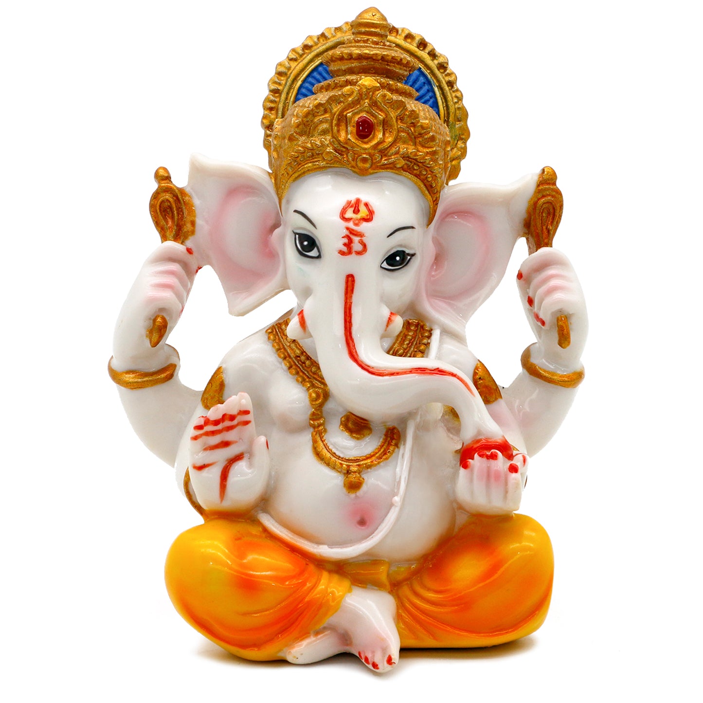 Hindu Lord Ganesha Idol - India God Ganesh Statue Diwali Gifts Indian Puja Items Home Temple Mandir Pooja Decor Car Decor Indian Wedding Diwali Birthday Gifts Yoga Room Altar Decor