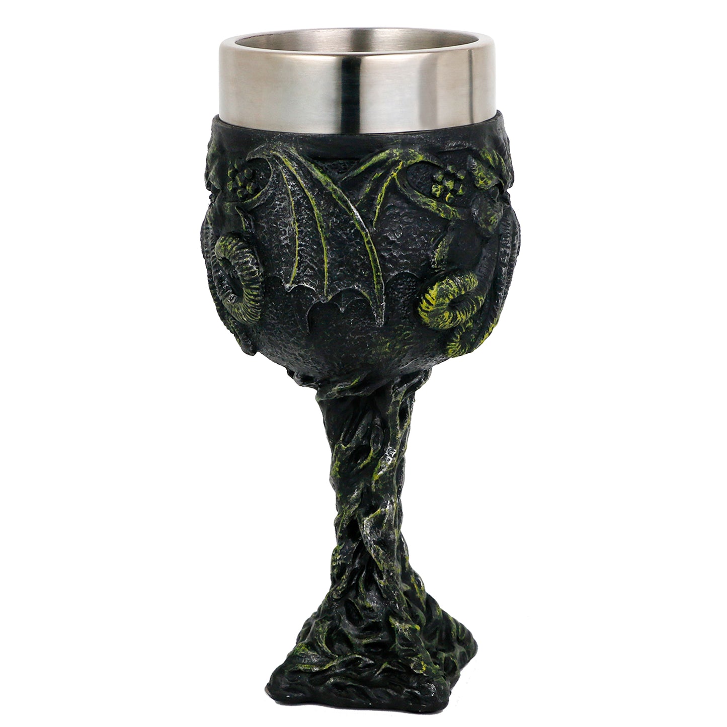 alikiki Cthulhu Stainless Steel Wine Goblet - 7oz Cthulhu Merchandise Octopus Sea Monster Chalice Drinking Cup D&D Gaming Party Halloween Decorations Birthday Gifts for Men Boy