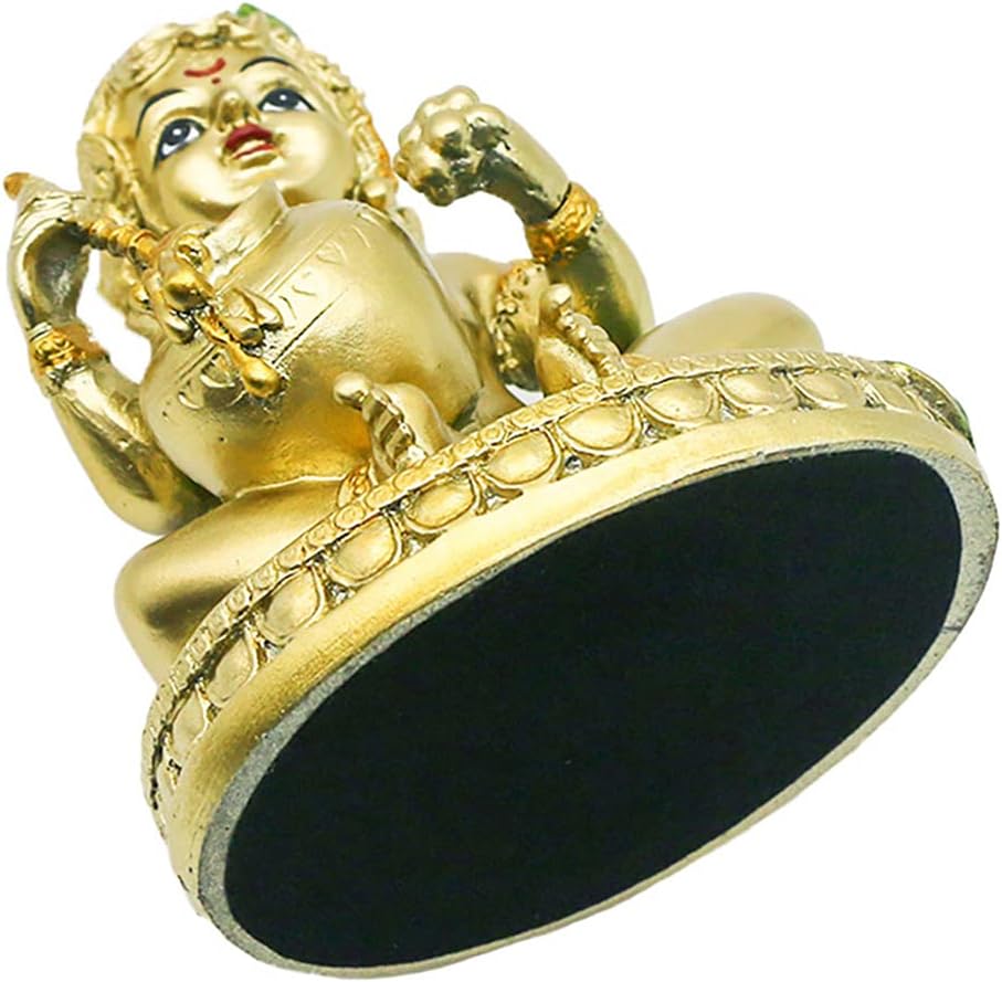 Hindu God Baby Krishna Statue - Indian Small Krishna Idol Figurine Home Office Mandir Temple Pooja Item India Murti Buddha Religious Gifts Lord Krishna Sculpture