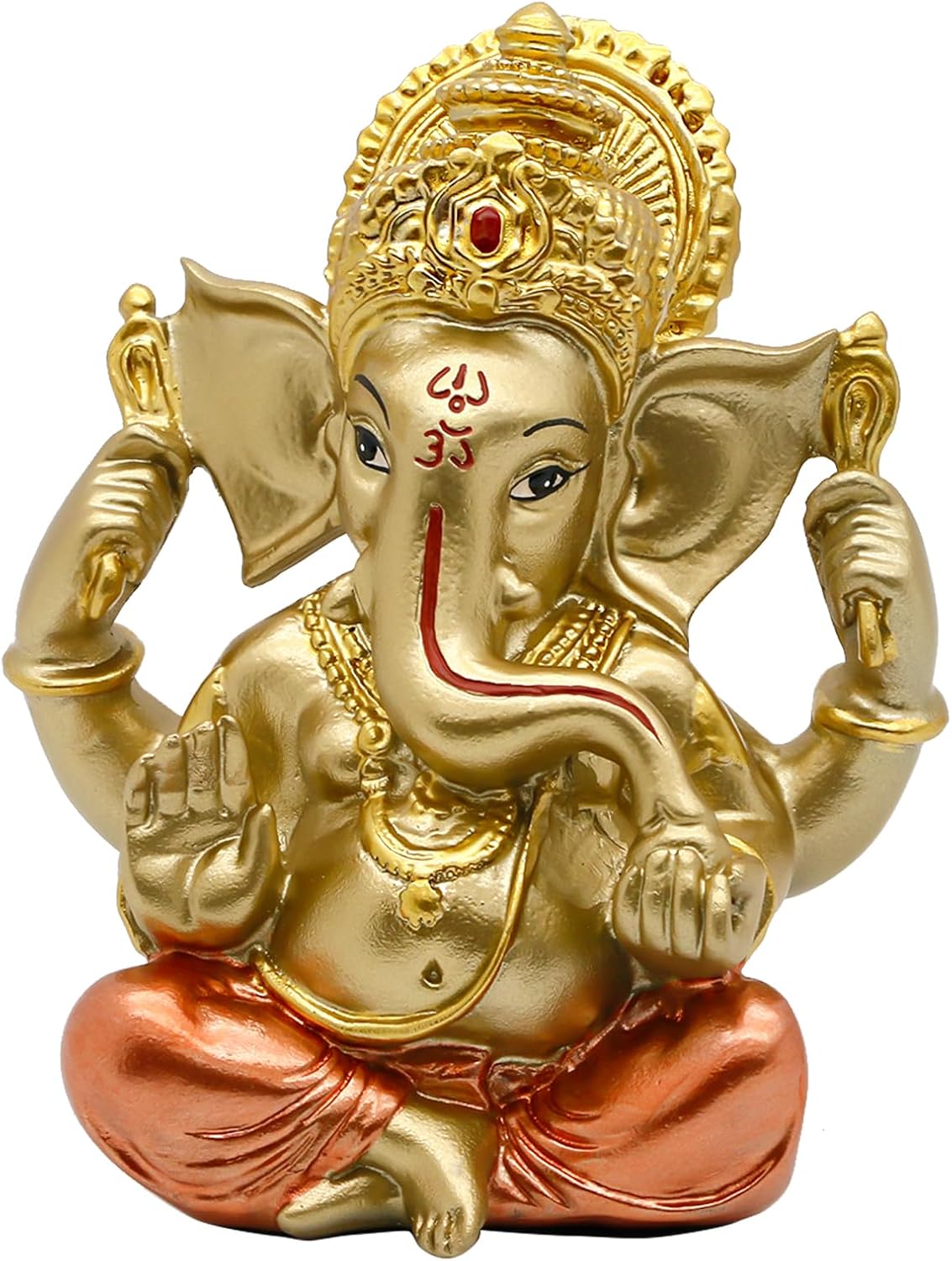 Hindu Lord Ganesha Idol - India God Ganesh Statue Diwali Gifts Indian Puja Items Home Temple Mandir Pooja Decor Car Decor Indian Wedding Diwali Birthday Gifts Yoga Room Altar Decor